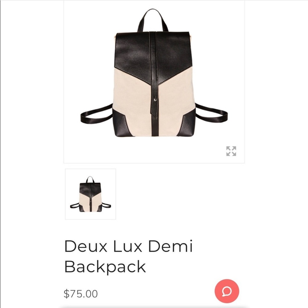Modern backpack with adjustable straps